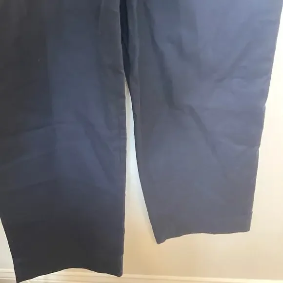 Everlane The Structured Cotton Jumpsuit In Navy Blue Size 6 New - Picture 7 of 13